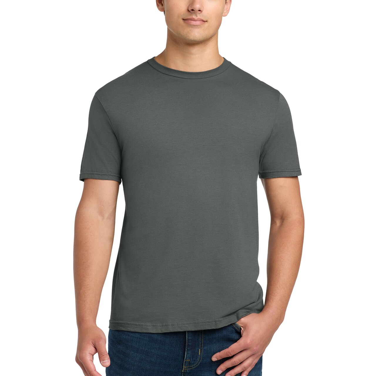 Gildan Heavy Cotton T-Shirt, Crewneck Blank Tees for Crafting